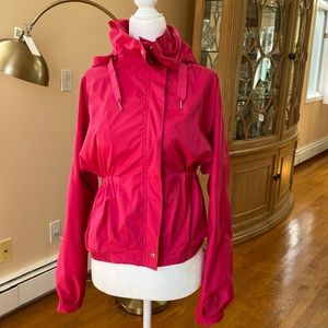 Lululemon hot pink jacket with hood
